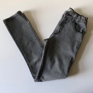 Gymboree Gray Distressed Adjustable Waistband Jean
